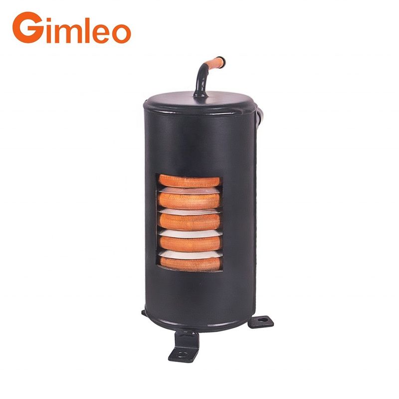 Gimleo Tube In Shell Heat Exchanger R32 HVAC Condenser RAH04-CMF 9.52mm Outlet Pendingin