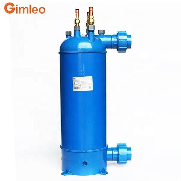 Titanium Coils PVC Shell Air Untuk Air Panas Penukar Untuk Energi kolam renang Boiler