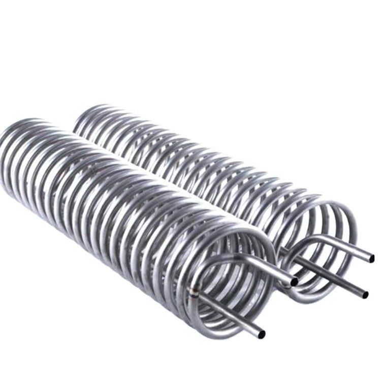Titanium Coil Corrosion Resistant Untuk Kontrol Suhu yang Tepat OEM