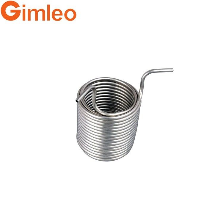 Titanium Coil Corrosion Resistant Untuk Kontrol Suhu yang Tepat OEM