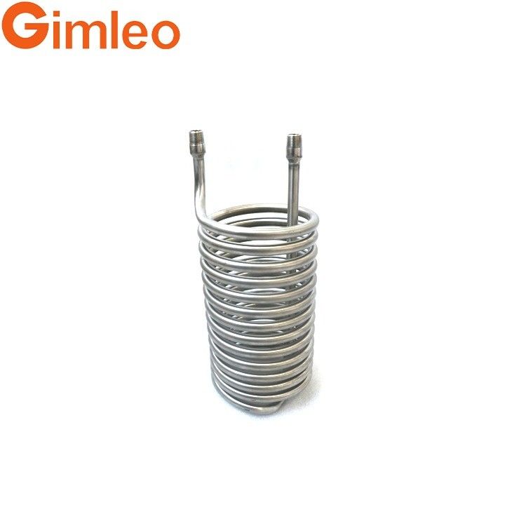 Titanium Coil Corrosion Resistant Untuk Kontrol Suhu yang Tepat OEM