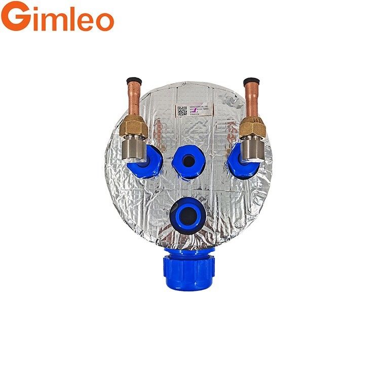 Aliran air 2.0 M3/H Titanium Cooler Heat Exchanger Dengan Isolasi ETA-1.5 TA1 Grade