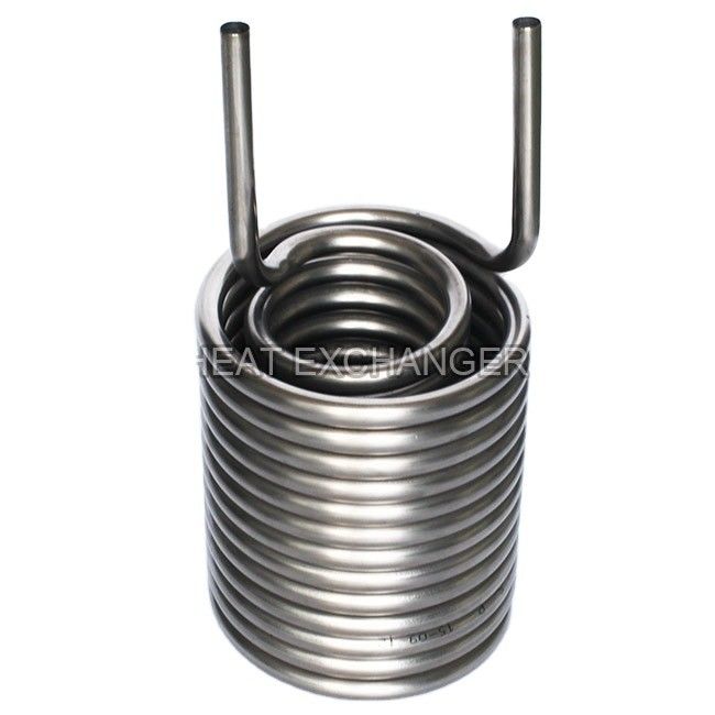 TA1 Kelas Titanium Cooling Coil 9.52mm 12.7mm 16mm 19mm Untuk Transfer Panas