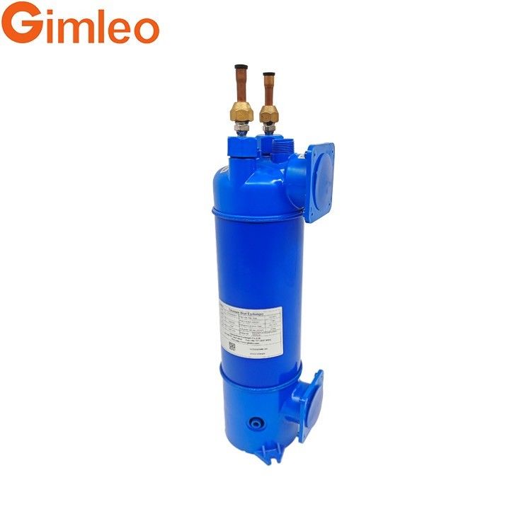 3HP kolam renang Penukar Panas MHTA-3 Dengan Shell PVC / 9.52mm Outlet Pendingin
