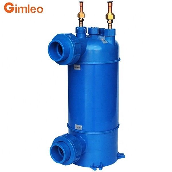 MHTA-3 Titanium Tube Heat Exchanger Dengan Shell PVC / 12.7 Konektor Pendingin