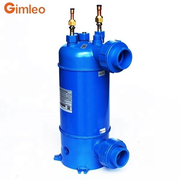 MHTA-3 Titanium Tube Heat Exchanger Dengan Shell PVC / 12.7 Konektor Pendingin