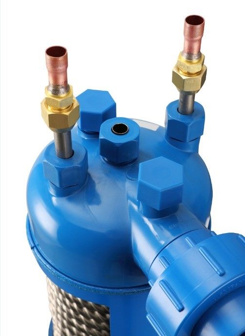 Titanium Tube PVC Shell Pool Heat Exchanger Untuk Swimming Pool Heat Pump MHTA-15