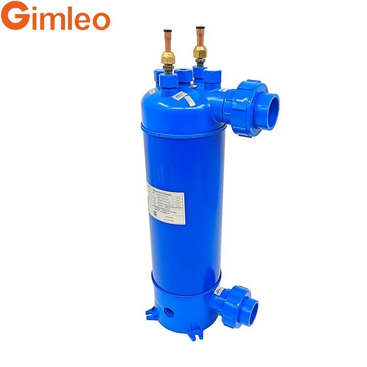 Titanium Spiral Tube Coil Heat Exchanger, Kolam Renang Panas Pompa Panas MHTA-5