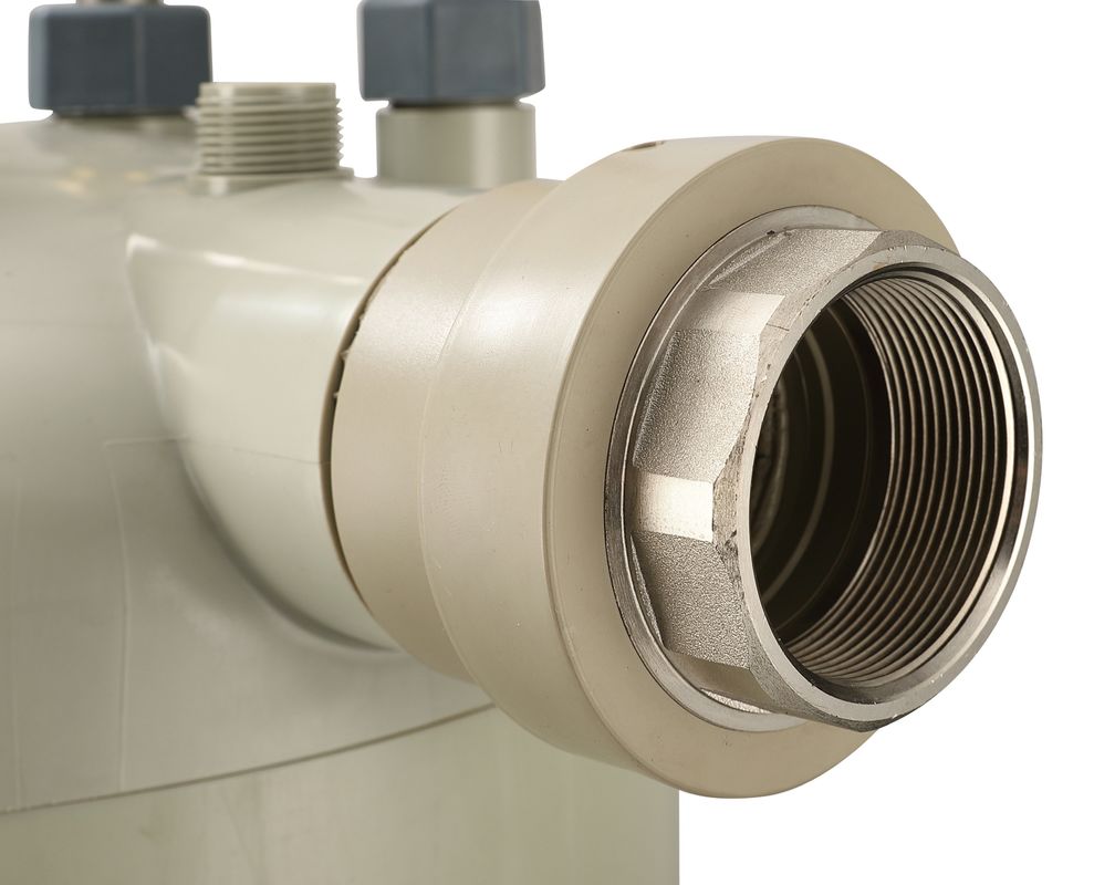 HTS-7 PPR Shell Las 12,7mm Titanium Tube Panas Penukar Untuk Pengaturan Suhu