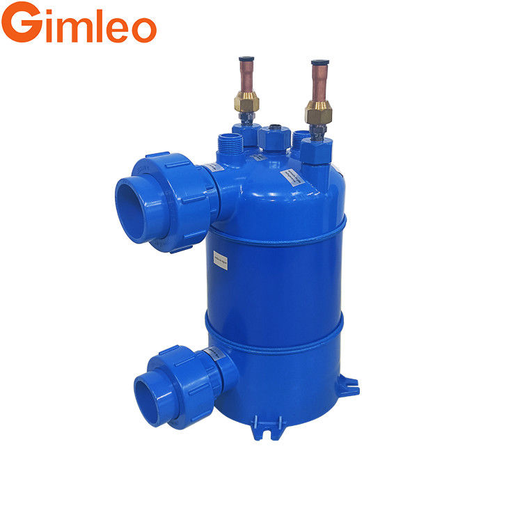 MHTA1.5 Pool Heat Exchanger 5KW 17000BTU Titanium Coil Tube Thread Tube Heat Exchanger yang digunakan dalam mesin seafood