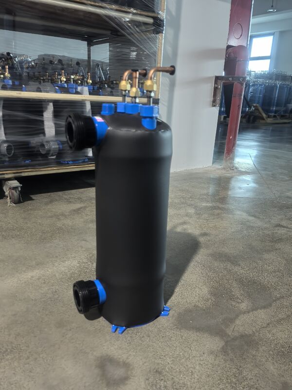 2 Inch Water Connection Chiller Heat Exchanger ETA-0.5 Menyediakan ketahanan korosi yang tinggi dan suhu keluar 7C untuk pendinginan HVAC