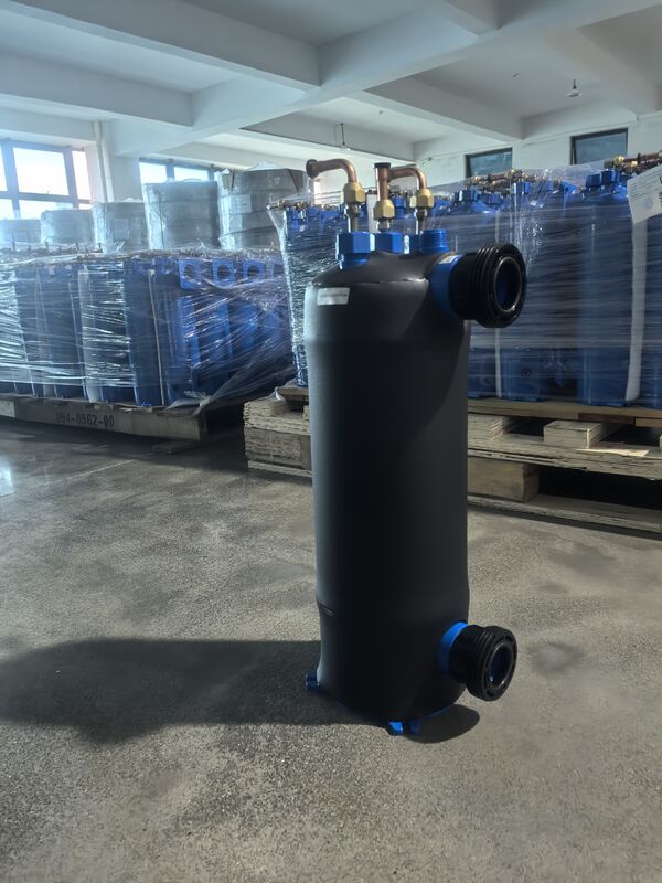 Desain kompak Titanium Chiller Industrial Heat Exchanger ETA-0.75 PVC Titanium Materi Solusi pendinginan tahan lama untuk aplikasi industri