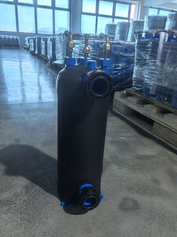 Suhu Keluar 7C Penukar Panas Chiller ETA-1 Desain Ringkas Sambungan Air 2 Inci Peralatan Pendingin Rekayasa untuk Industri