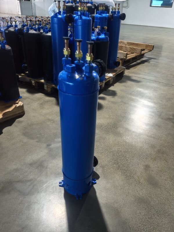 Pipa Titanium TA1 Penukar Panas Kolam Renang MHTA-3 Pemasangan Horizontal Atau Vertikal Rentang Suhu Kerja 0 hingga 45 Derajat Celcius Dan Tahan Lama