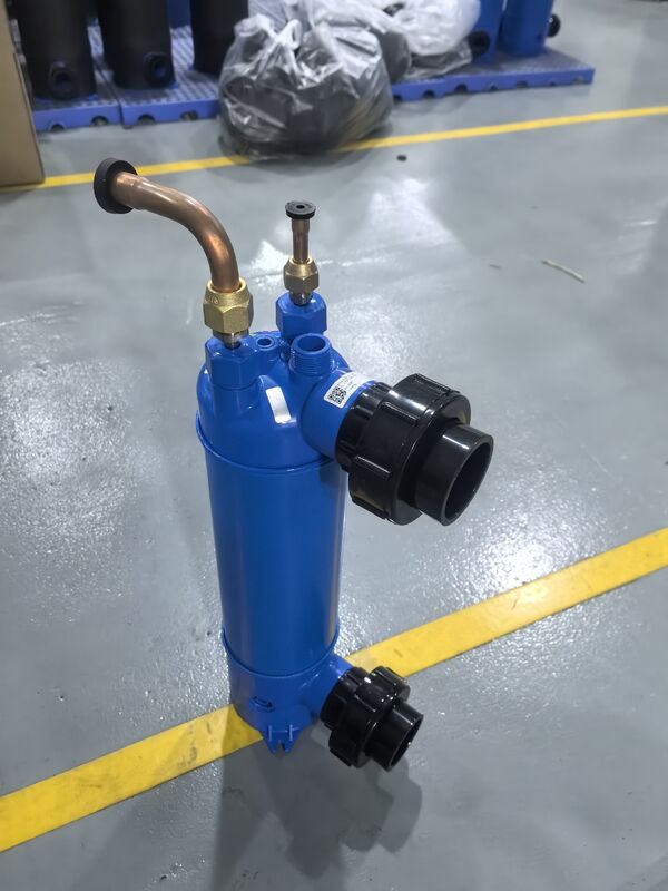 Tekanan Loop Air Hingga 5 Bar Penukar Panas Air Laut MHTA-3 dengan Pemasangan Vertikal atau Horizontal dan Rentang Suhu Air 0 hingga 45 Derajat Celcius