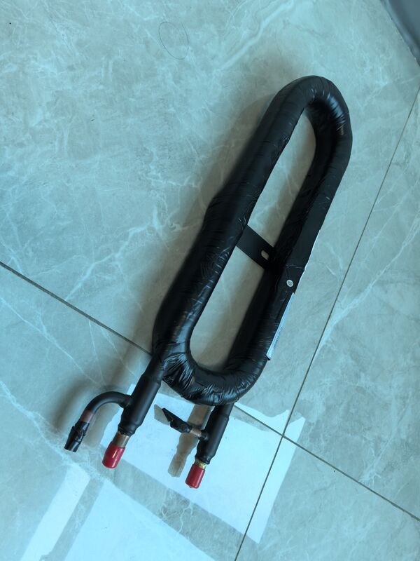 Stainless Steel HVAC koaksial penukar panas menawarkan 3 4 Inch Water Connection kompatibel dengan berbagai instalasi HVAC