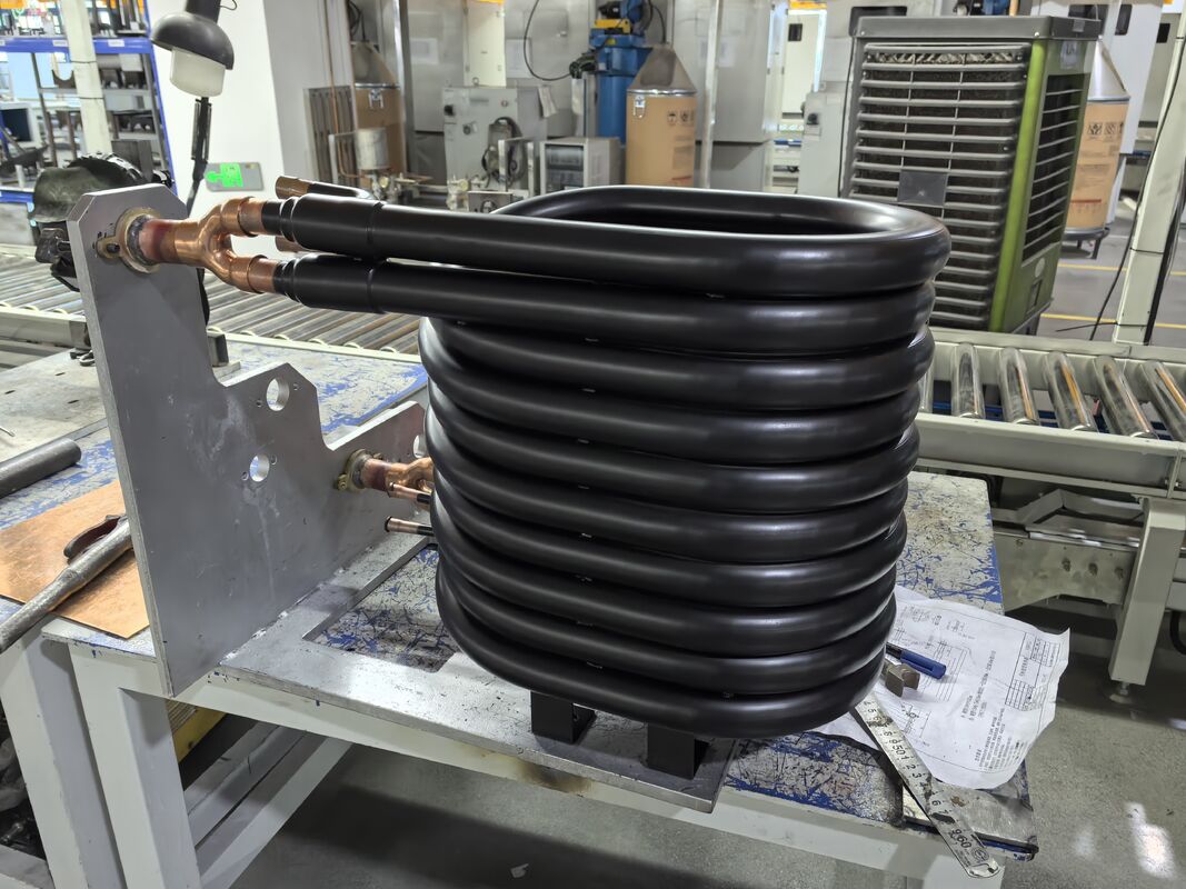 R22 Tipe pendingin Coaxial Exchanger Panas tabung Panjang 1 sampai 10 M Rentang tekanan 0,1 sampai 10 MPa Dirancang untuk solusi pendinginan