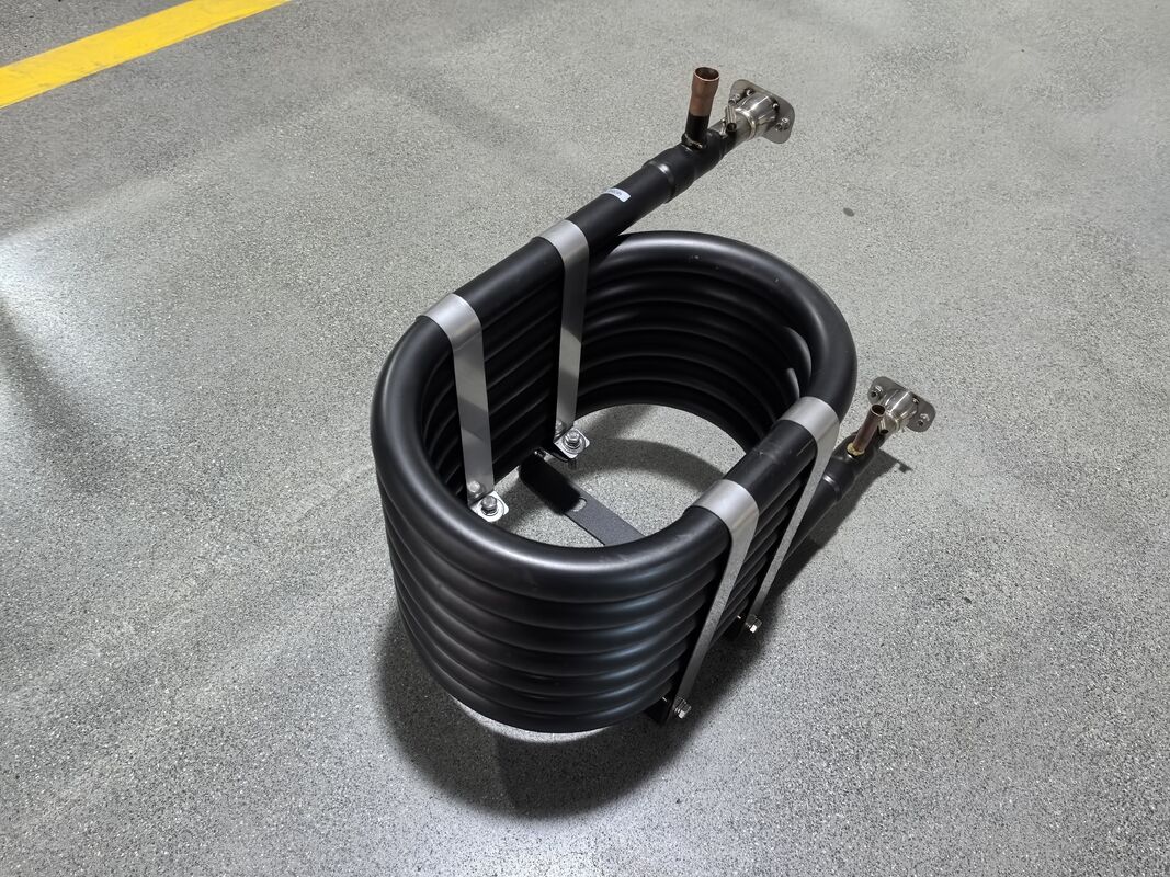 Pertukang Panas Koaksial yang dapat disesuaikan Ketebalan pelat 4mm stainless steel menyediakan solusi pertukaran panas yang tahan lama