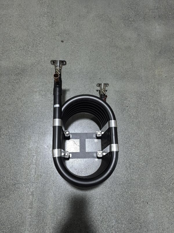 Kapasitas Pemanasan 6 sampai 300 Kw Coaxial Heat Exchanger Mendukung Kisaran Suhu Kerja Minus 50 sampai 150 derajat Celcius