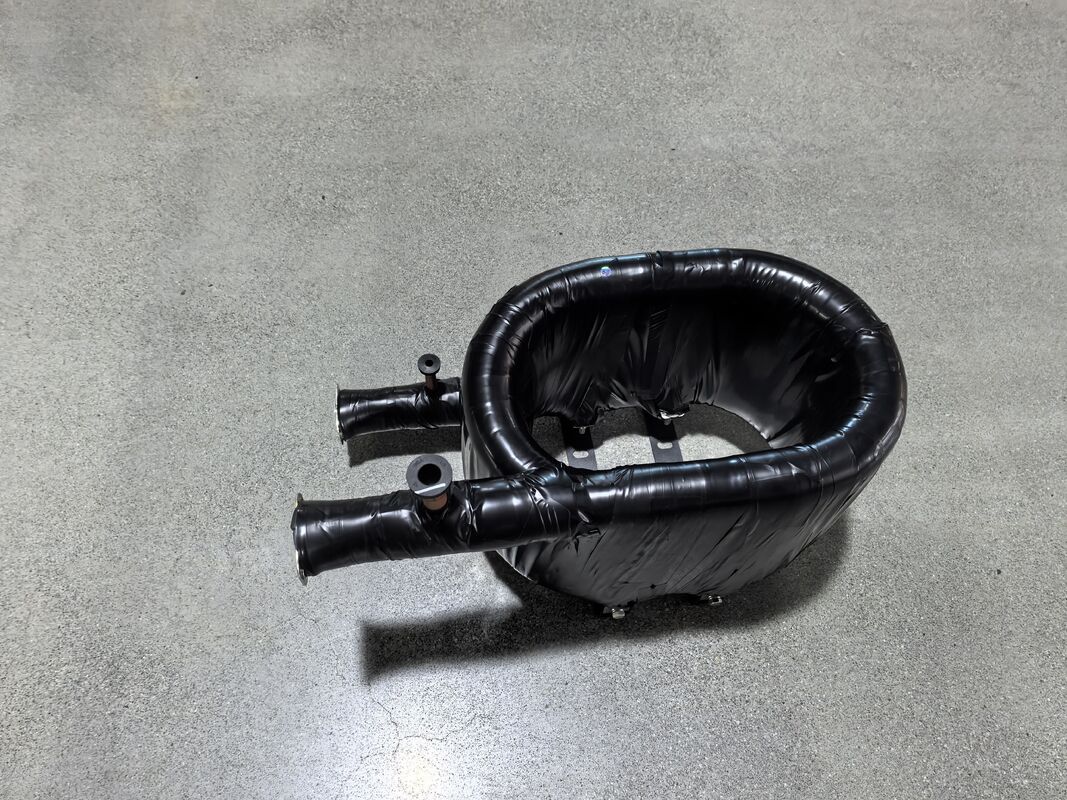 Kapasitas Pemanasan 6 sampai 300 Kw Air Panas Pertukang Panas Baja tahan karat Shell Tembaga Tabung Peralatan Transfer Panas tahan lama