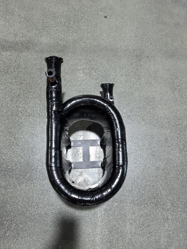 Stainless Steel Tube Tembaga HVAC coaxiale penukar panas yang dirancang untuk tekanan kerja maksimum air 8 bar solusi transfer panas