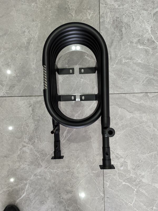 Tekanan Sisi Air 1.0Mpa Penukar Panas Koaksial Dirancang untuk Tekanan Sisi Pendingin 4.2Mpa dan Kisaran Suhu Kerja 0C hingga 150C