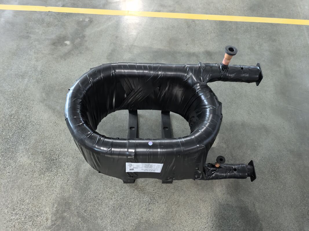 Tekanan Kerja Maksimum 5,0MPa Panas Coaxial Exchanger Lebar Mm 140 Memberikan pencegahan efektif dari pembekuan untuk pengelolaan panas