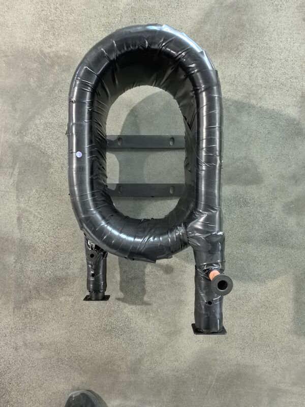 Kapasitas Panas 6 sampai 300kw Coaxial Heat Exchanger Tekanan Sisi Air 1.0Mpa Pelabuhan Loading Pelabuhan Shunde atau Model Disesuaikan