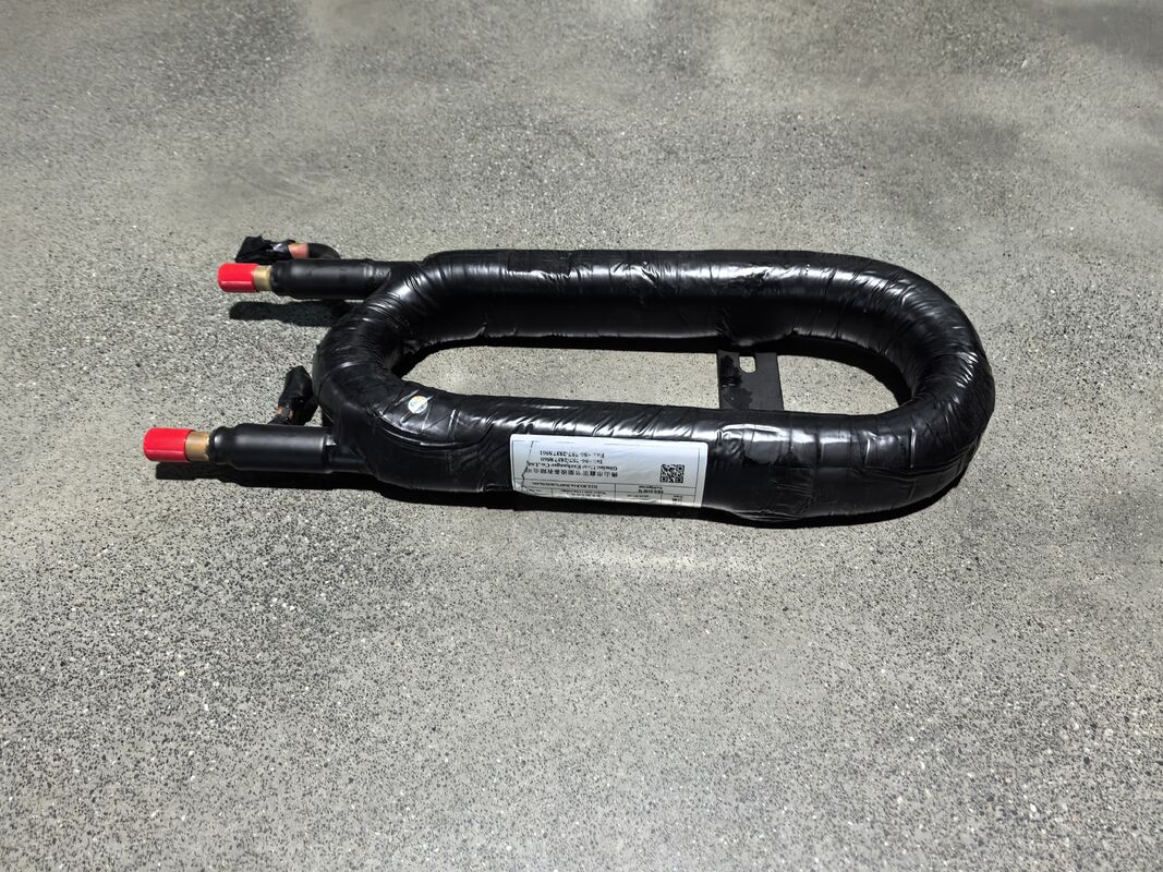 GY0200C Model Coaxial Heat Exchanger dengan aliran cairan 1 sampai 100 kg untuk sistem HVAC komersial