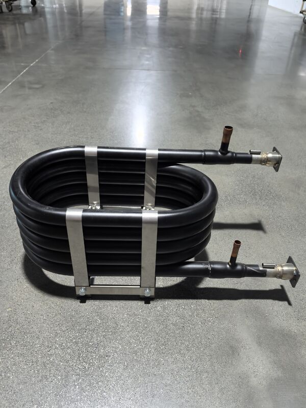 Penukar Panas Koaksial Efisiensi Termal Tinggi dengan Tekanan Maksimum 4.2MPa dan Konstruksi Baja Tahan Karat/Tembaga/Titanium