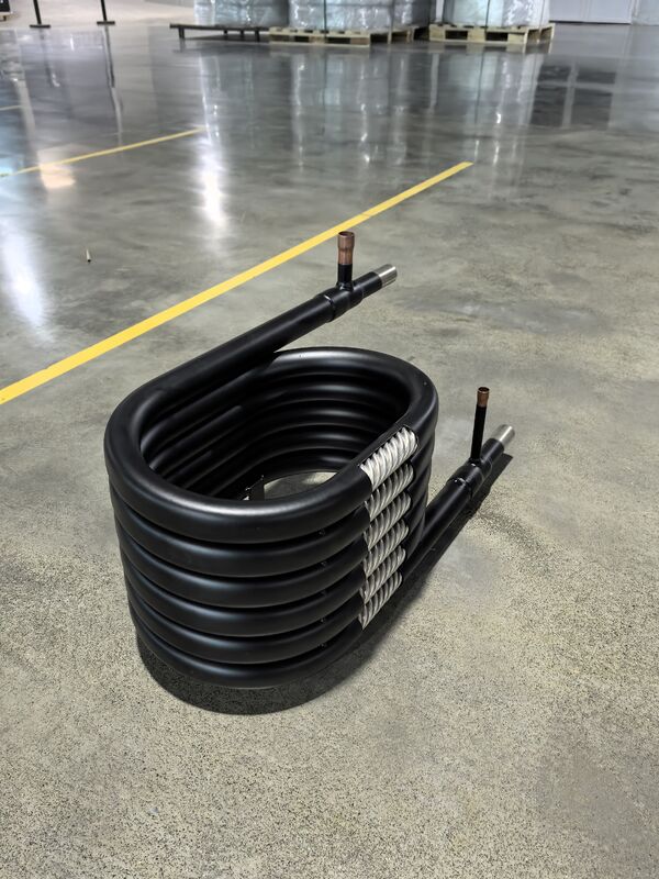 Stainless Steel Coaxial Heat Exchanger with 4.2MPA Refrigerant Pressure and Customizable Size