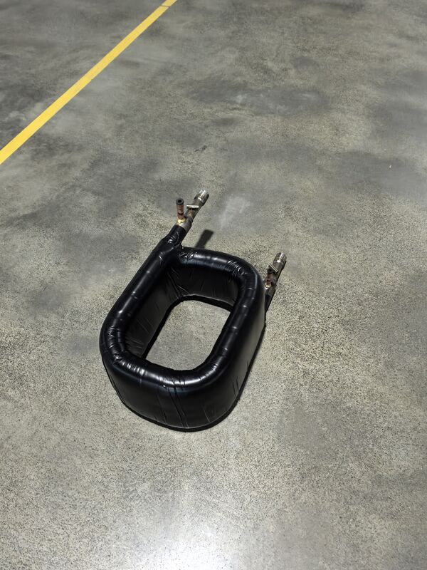 1.0Mpa Tekanan Sisi Air Penukar Panas Koaksial dengan Outlet Pendingin yang dapat disesuaikan untuk sistem komersial