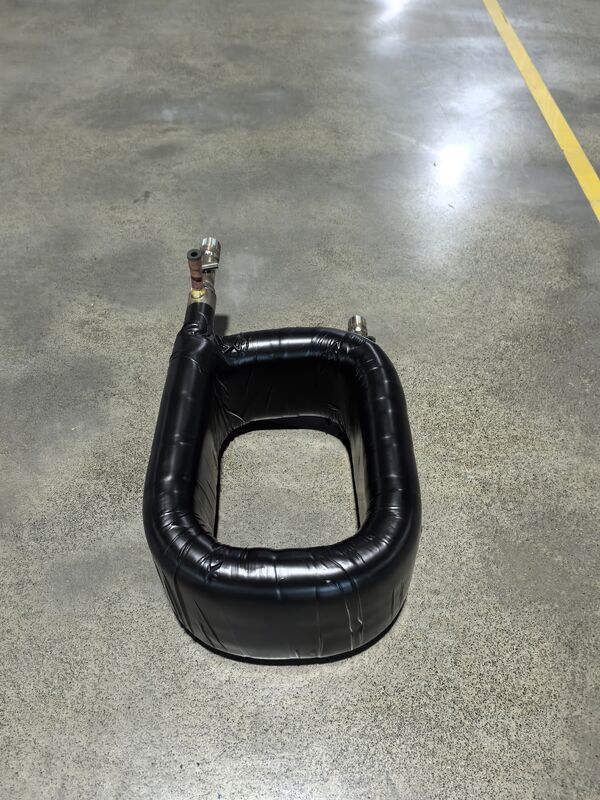 Penukar Panas Koaksial Diameter Pipa 38mm dan 63mm untuk Refrigeran R32 Memastikan Perpindahan Panas yang Efektif