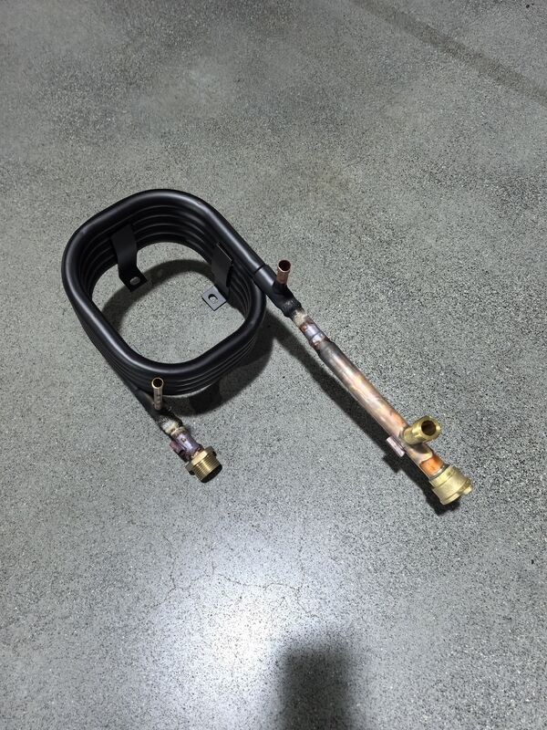 Low Maintenance Coaxial Heat Exchanger dengan tekanan refrigerant 4,2Mpa dan tekanan sisi air 1,0Mpa untuk sistem HVAC