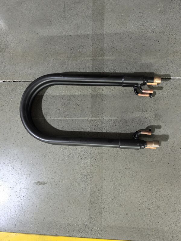 Penukar Panas Koaksial Perawatan Rendah dengan Tekanan Refrigeran 4.2Mpa dan Tabung Tembaga/Titanium/316L Tabung Dalam untuk Perpindahan Panas Industri