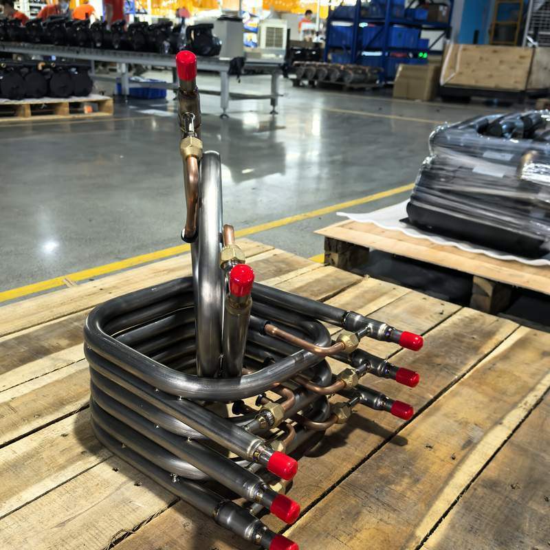 Titanium TA1 Tube In Tube Heat Exchanger dengan Kapasitas Panas 4kW untuk Aplikasi Industri